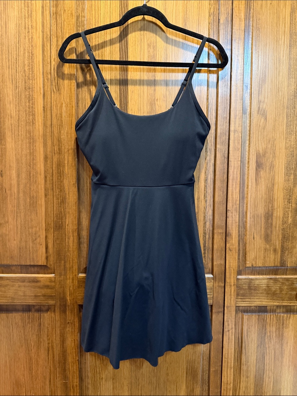Classic Black Spaghetti Strap Dress